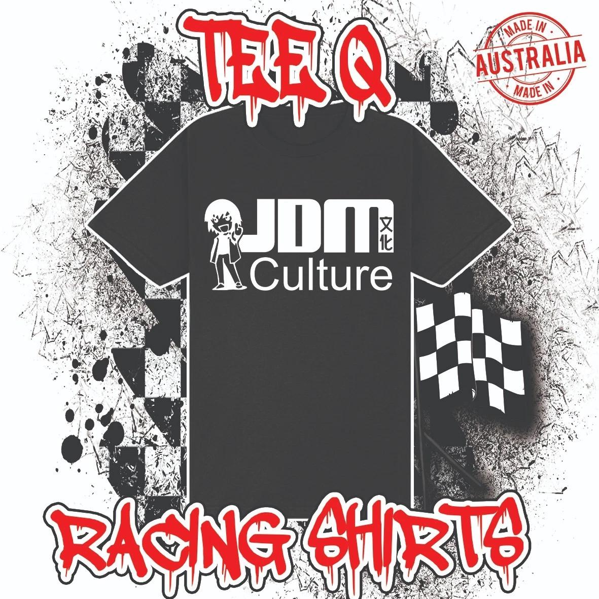 Men s and Women s T-shirts JDM Culture Black Tee ~ 100% Cotton S