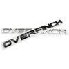 Car ABS Chrome Decals Sticker For Landrover Rangerover Overfinch I322 Discovery Hood Trunk Letters Logo Emblem Badge Sticker