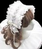 Gray Lolita Headband with Ribbon Hair Lace Maid Cafe Lace-Up Clip, Charm, Accessory, Bow, Moe, Cute, Cosplay, Lolita, [Used]