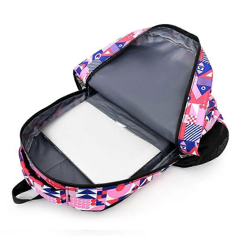 Men's and Women's Backpacks, Student Backpacks, High School Students' Printed Leisure Backpacks, Lightweight Three Piece Travel Backpacks