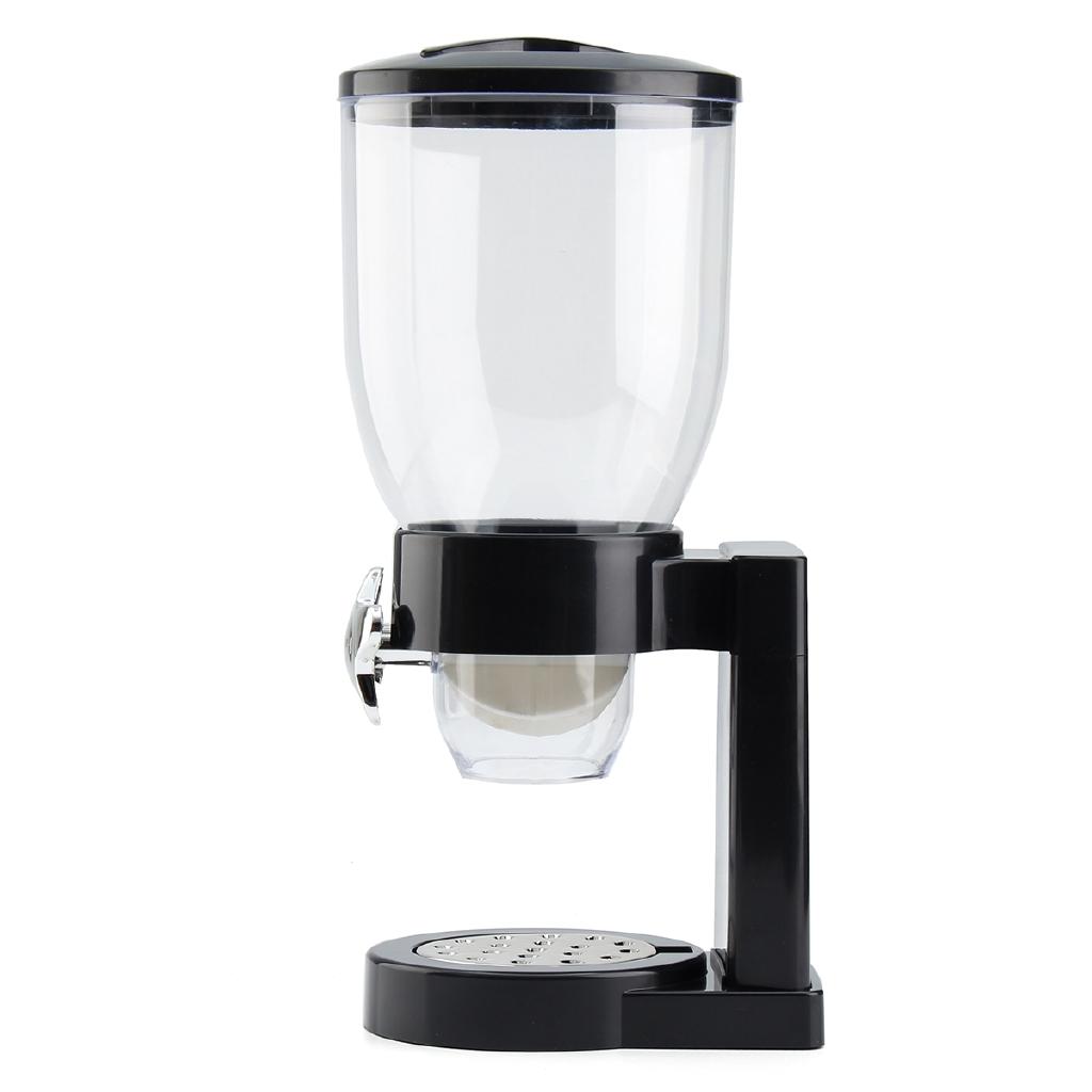 3.5L Household Single Cup Dry Food Cereal Nuts Dispenser Airtight Kitchen Storage Container Kitchen Machine Food Bottles