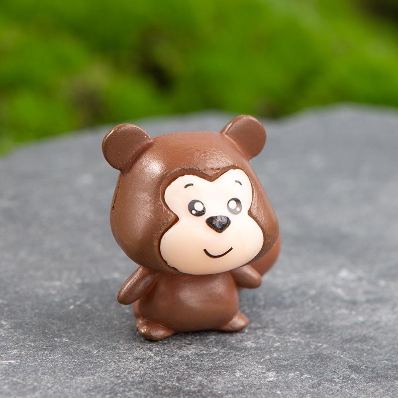 

Микропейзажное украшение Милая белка с большим хвостом Аруи Животное Пластиковое украшение Настольные декоративные аксессуары для творчества и ремесел 5pcs