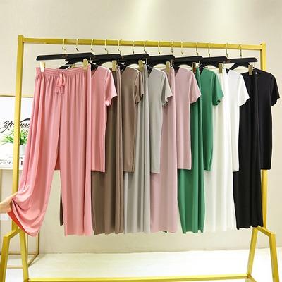 Ensemble Deux Pièces Femme Haut et Pantalon Été Ensembles 2 Pièces Tenues pour Femmes Collection Vacances Pantalon Jambe Large Élégant Décontracté