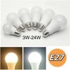 E27 LED Globe Light Bulb 3W 5W 7W 9W 12W 15W 18W 24W Energy Saving Bulbs 3000K/6500K White Lamp for Home 180Degree Lighitng