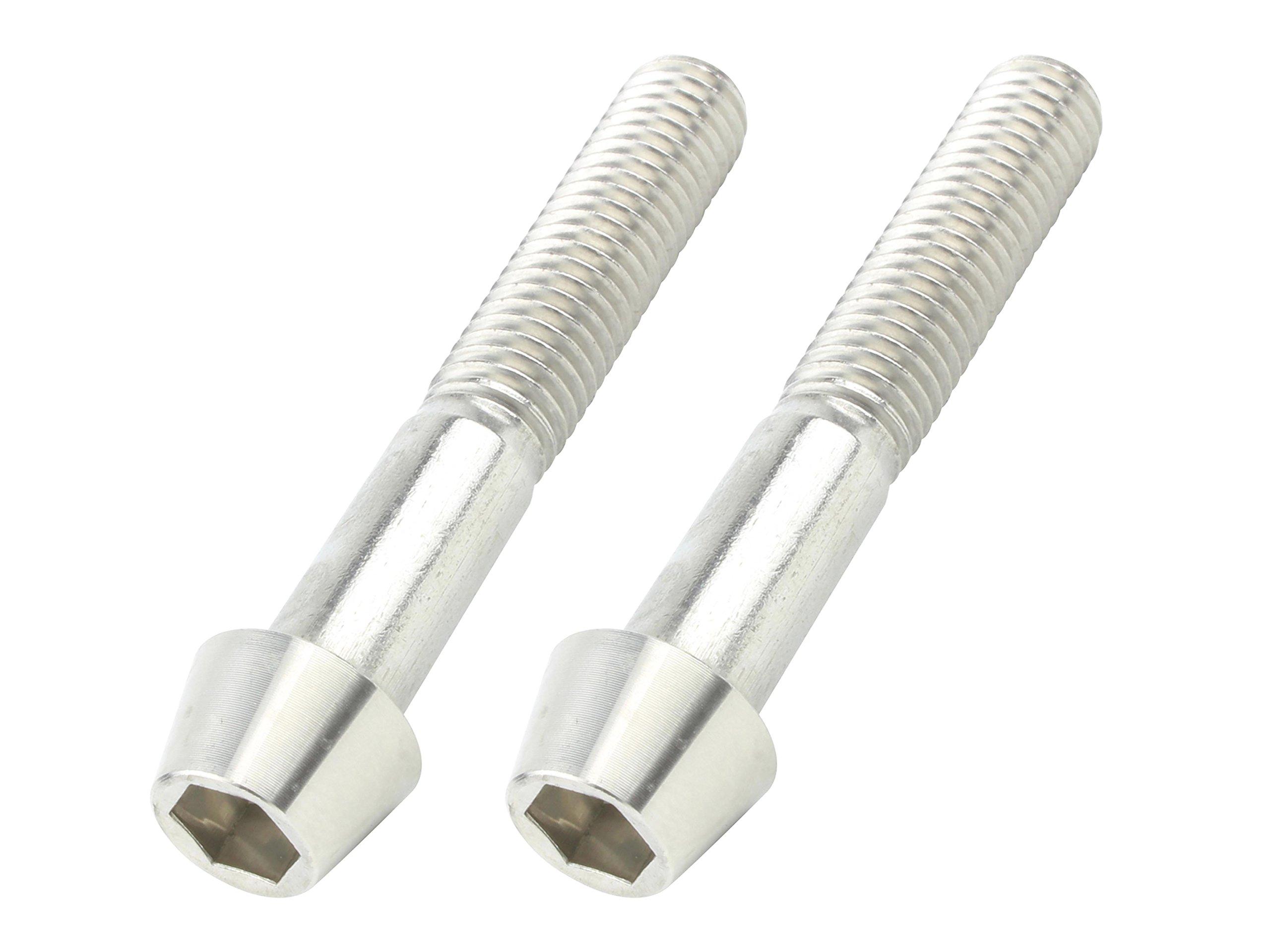 POSH FAITH Motorcycle Supplies Taper Cap Bolt Stainless Steel 2 M8×45