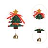 Christmas Bell Ornament Xmas Tree Pendant Traditional Decor Charm Car Mirror for Holidays