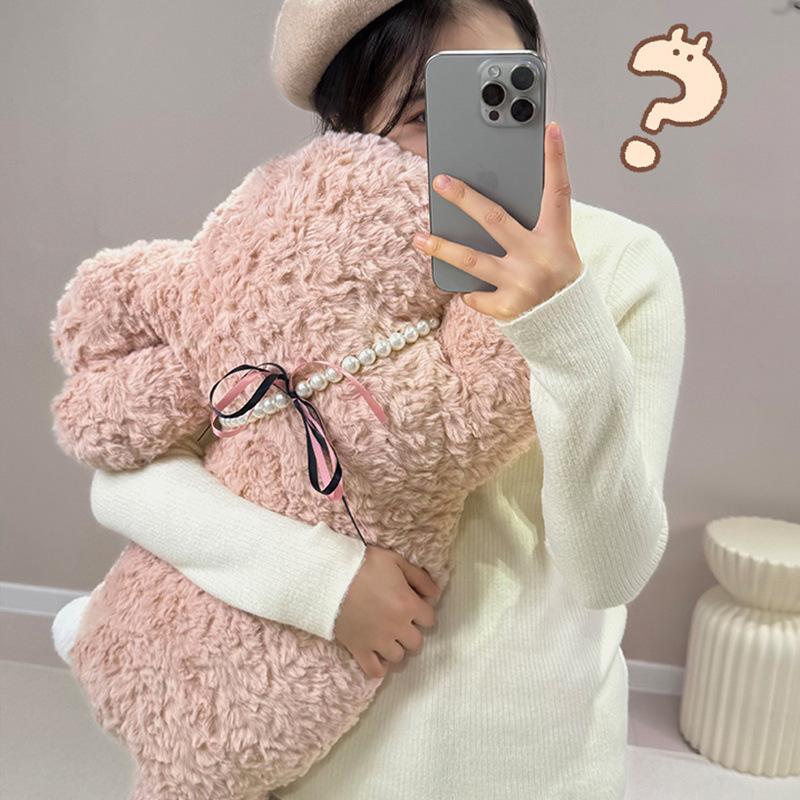 Bow Rabbit Pillow Plush Toy Doll Rabbit Doll Home Sofa Pillow Muppet Doll