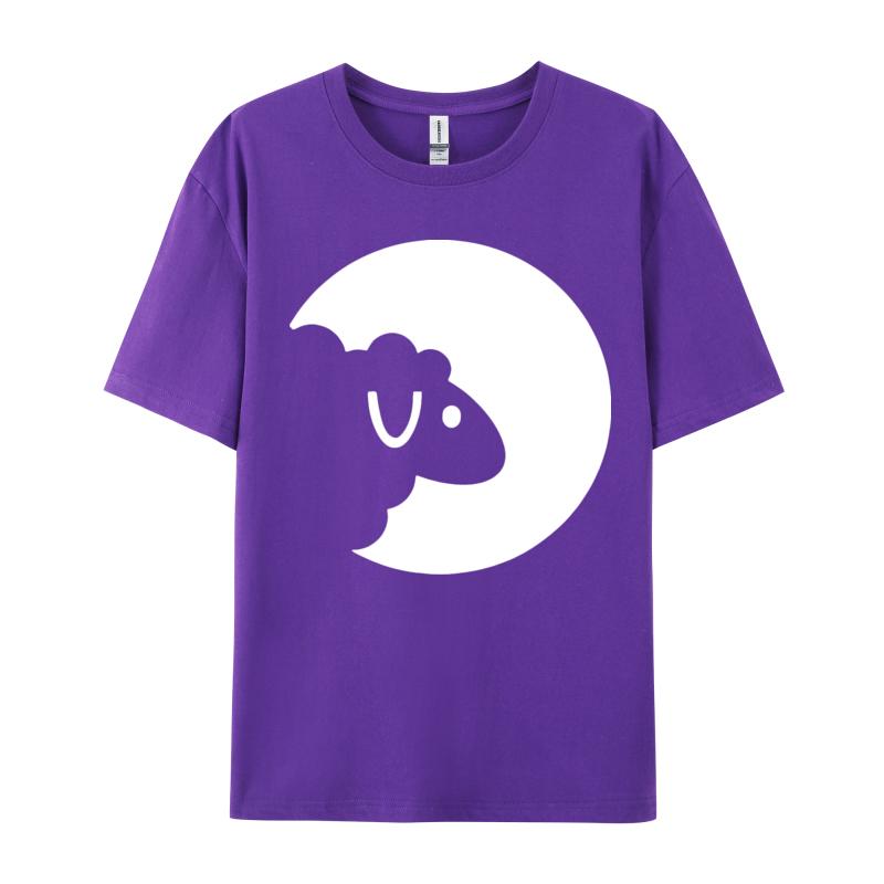 Sheep Moon Tshirt Vintage Tshirt Cotton Tees For Unisex Design Top TShirts Short Sleeve Brand New Blouses