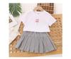 Girls' Summer Midi Pleated Skirt with Anti-Exposure Shorts