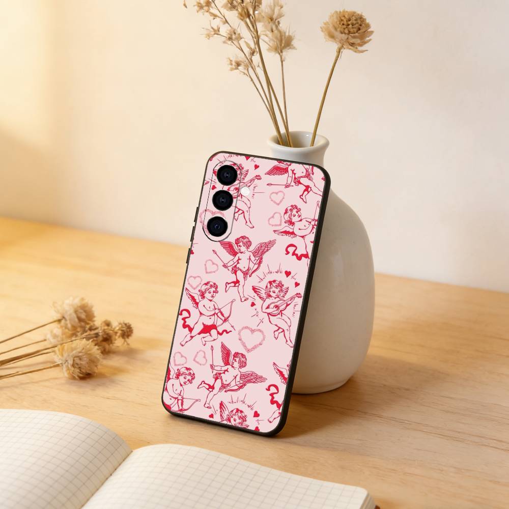 

Cupid s arrow Phone Case For Samsung Galaxy A73,A72,A71,A70,A53,A52,A51,Others Soft Black Cover Samsung a41