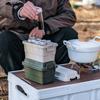 1.1L Outdoor Storage Box Camping Seasoning Jars ?Storage Box Portable BBQ Picnic Cruet Storage Box