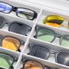 Walnut Sunglasses & Glasses Display Multi-Grid Storage Box