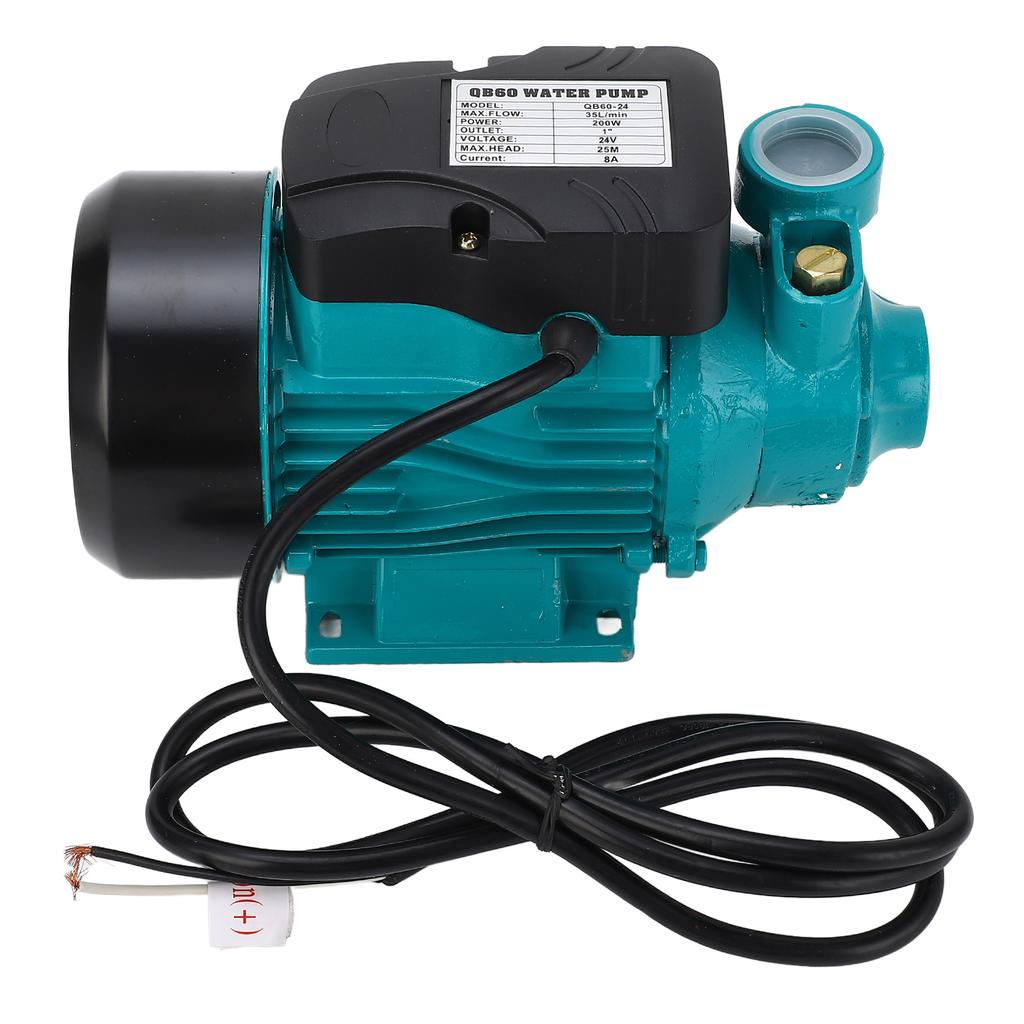 Solar DC Vortex Pump 200W 3200RPM 35LPM Large Flow 25m High Lift Vortex Self Priming Pump