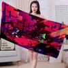 Deltarune Game Bath Towel Microfiber Soft Water Absorbing Breathable For Girl Kids Decorative Cartoon Beach Towel
