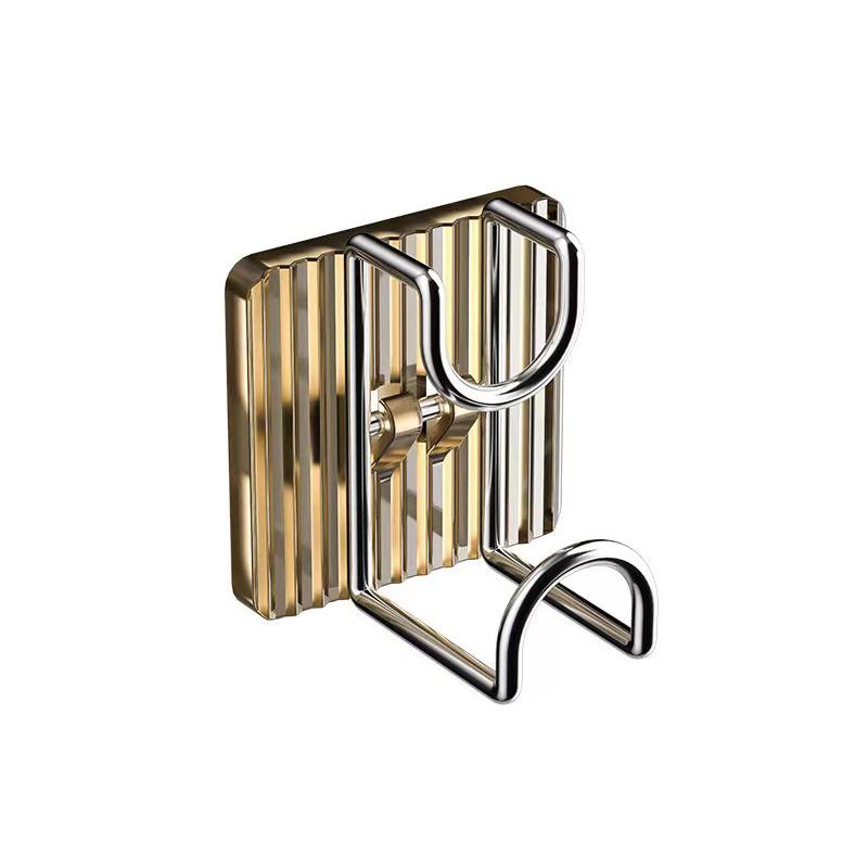 Nerezový háček na umyvadlo Kuchyň Koupelna Beze stopy Silná lepicí držák Multifunkční bezvrtací úložná police