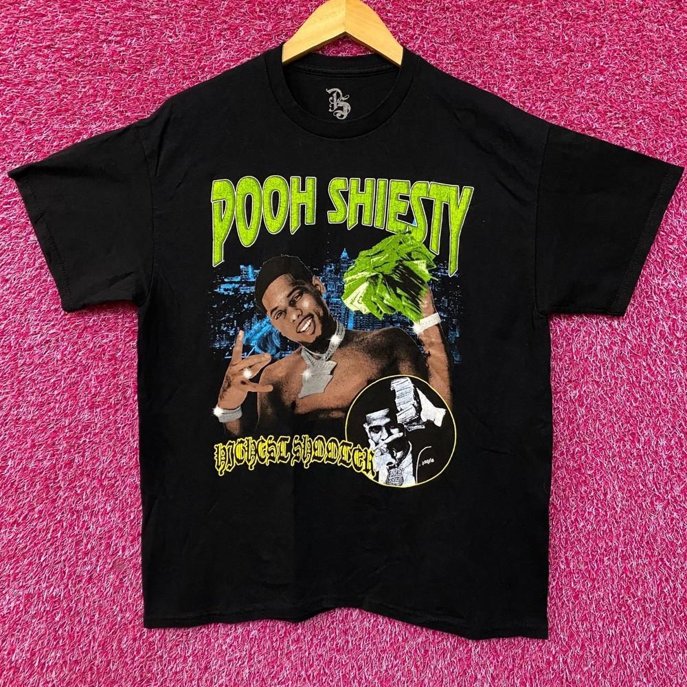 Pooh Shiesty Official Merch Highest Shooter Tshirt Medium Unisex T-Shirt L