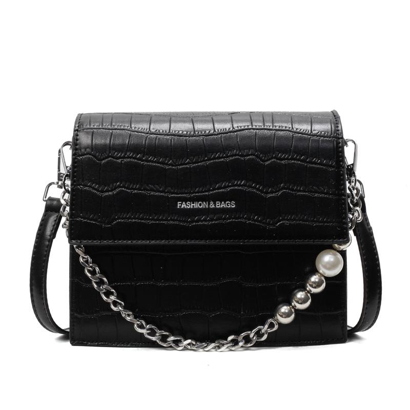 Fashion Hot-selling High-end Stone Pattern Temperament Portable Small Square Bag Versatile Women's Commuter Style Casual Messenger Bag Bag