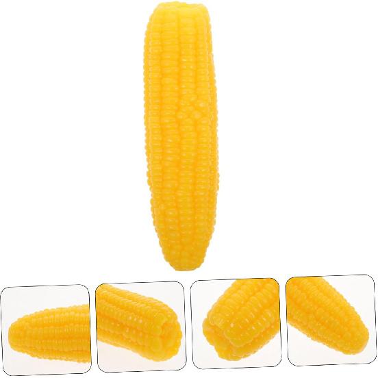 Garneck Simulation Corn Faux Plants Fall Decorations for Home Water Table Decorative Realistic Vegetable Artificial Vegetable Fake Ornament PVC