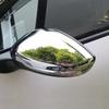 Left Door Wing Mirror Cover Cap Case Chrome For Peugeot 208 2012-2019
