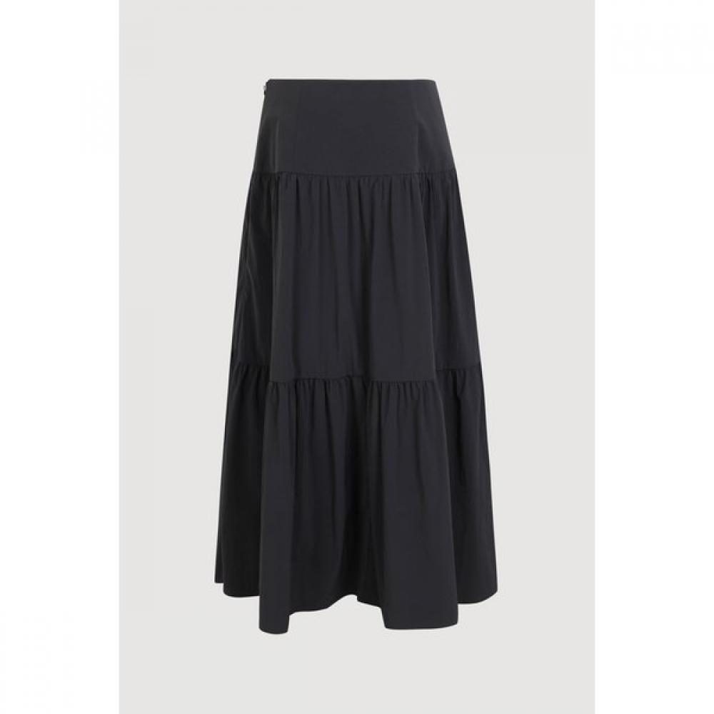 Lucky Chouette A Line Shirring Long Skirt lqkAw25300