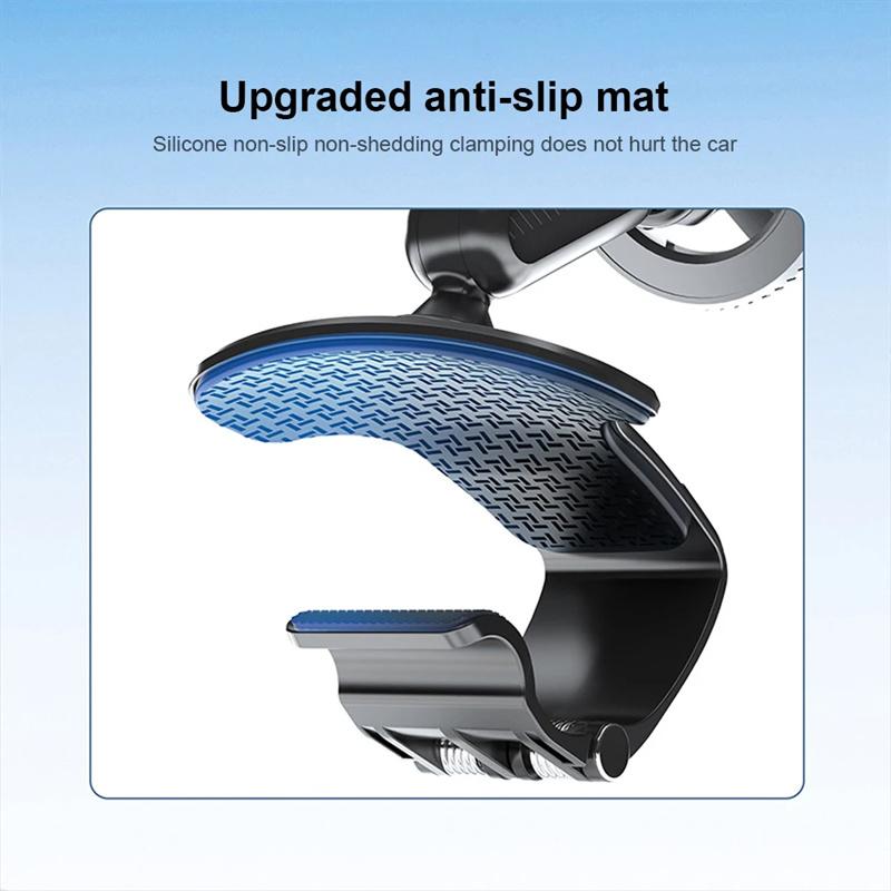 Magnetic Car Phone Holder 360° Rotation Magnetic Phone Stand Adjustable Portable Car Mount For Car Sun Visor Rearview Mirror