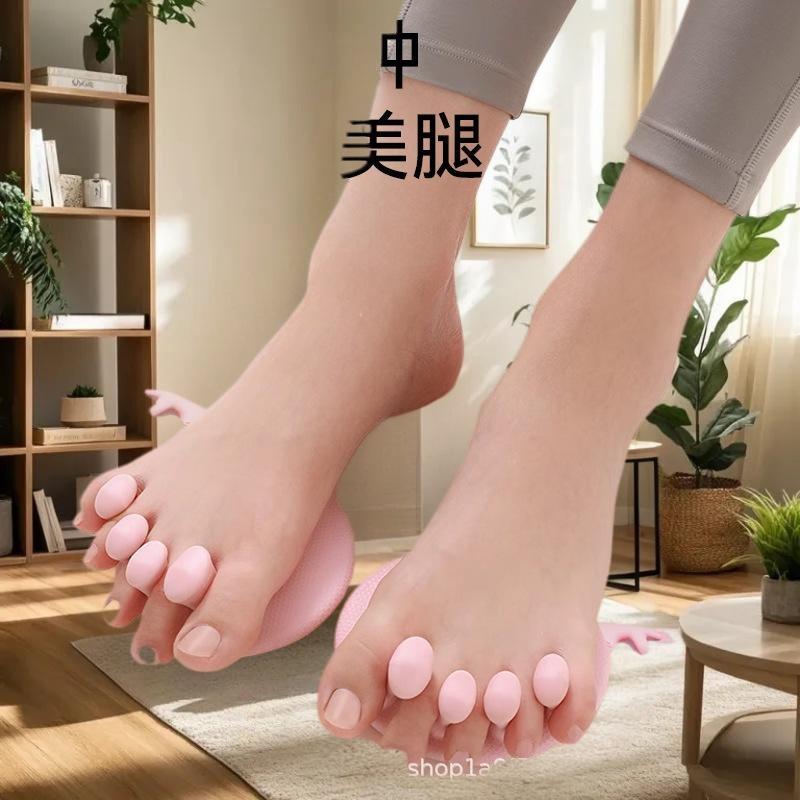 2Pcs Arch Foot Trainer Leg Fitness Toe Plantar Exerciser Thumb Valgus Corrector Toe Splints Buttocks Arch Support Trainer