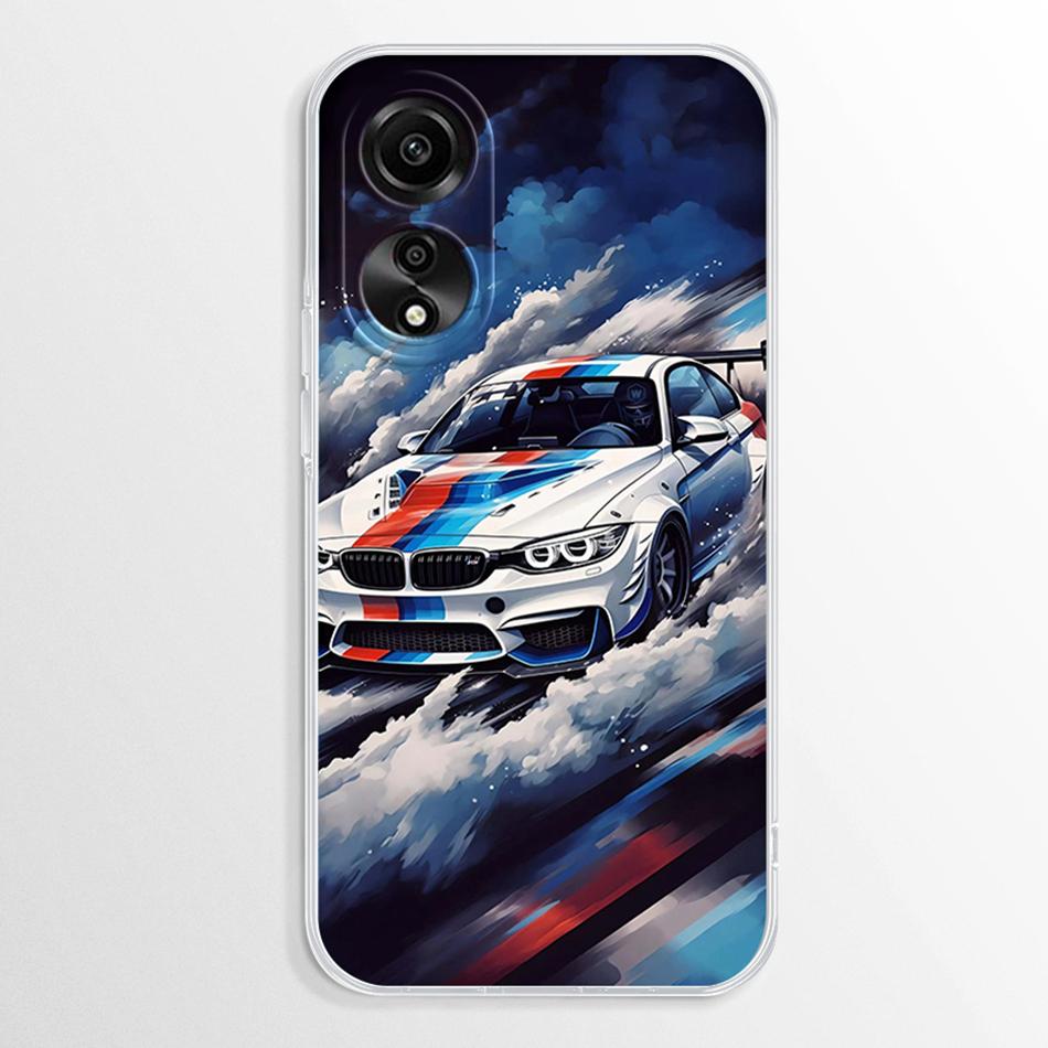 Pentru Oppo A38 A18 A78 A58 4G Carcasă Fundas Marmură Transparentă TPU Rezistentă la Șocuri Coque Pentru OppoA78 OppoA58 OppoA38 OppoA18 4G Moale Capa Carcase