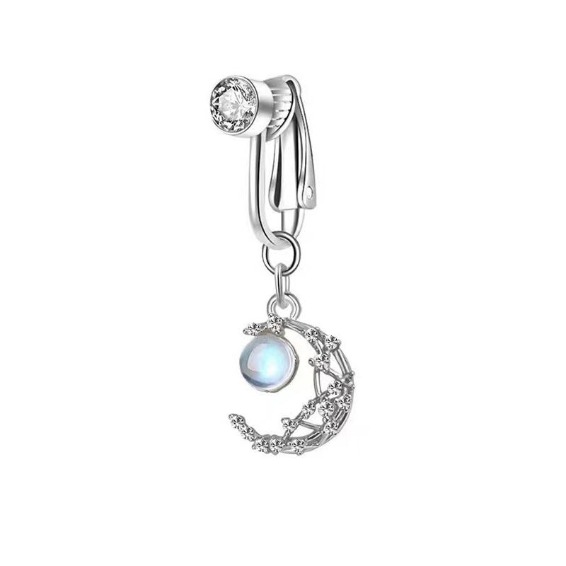 No Piercing Belly Button Clamp Easy To Wear Navel Rings Comfortable Women Body Adornment For Parties And Daily Wear