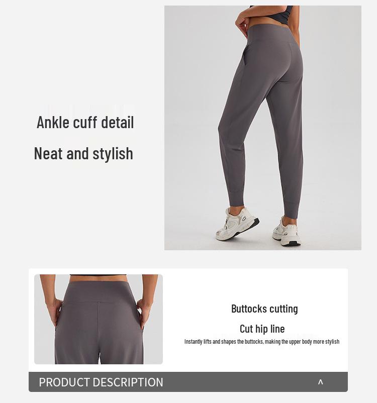 High Waist Quick Dry Autumn-Winter Yoga Joggers - Plus Size, Breathable, Butt Lifting Sportswear.