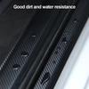 3D Carbon Fiber Sticker Paste Car Threshold Film Anti Scratch Waterproof Matte DIY Protection Protective Film for Car Body