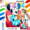 Minnie Reading Oil Paint Hand Painting Kit Decoration Classic Style Home Decor For Elegant Wall Art Design Aesthetic Hobby Set