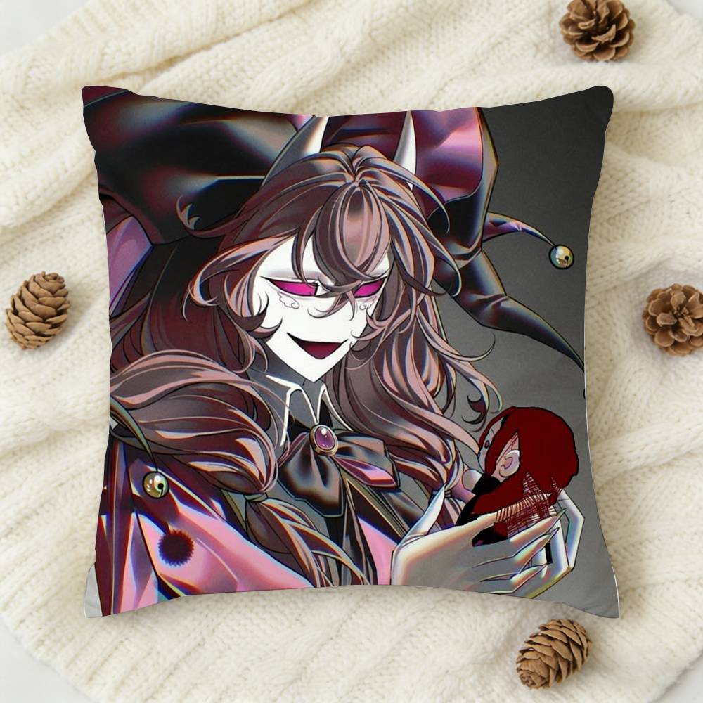 Columbina Doublesided Printed Square Decorative Cushion Cover for Sofa Living Room Home Decor