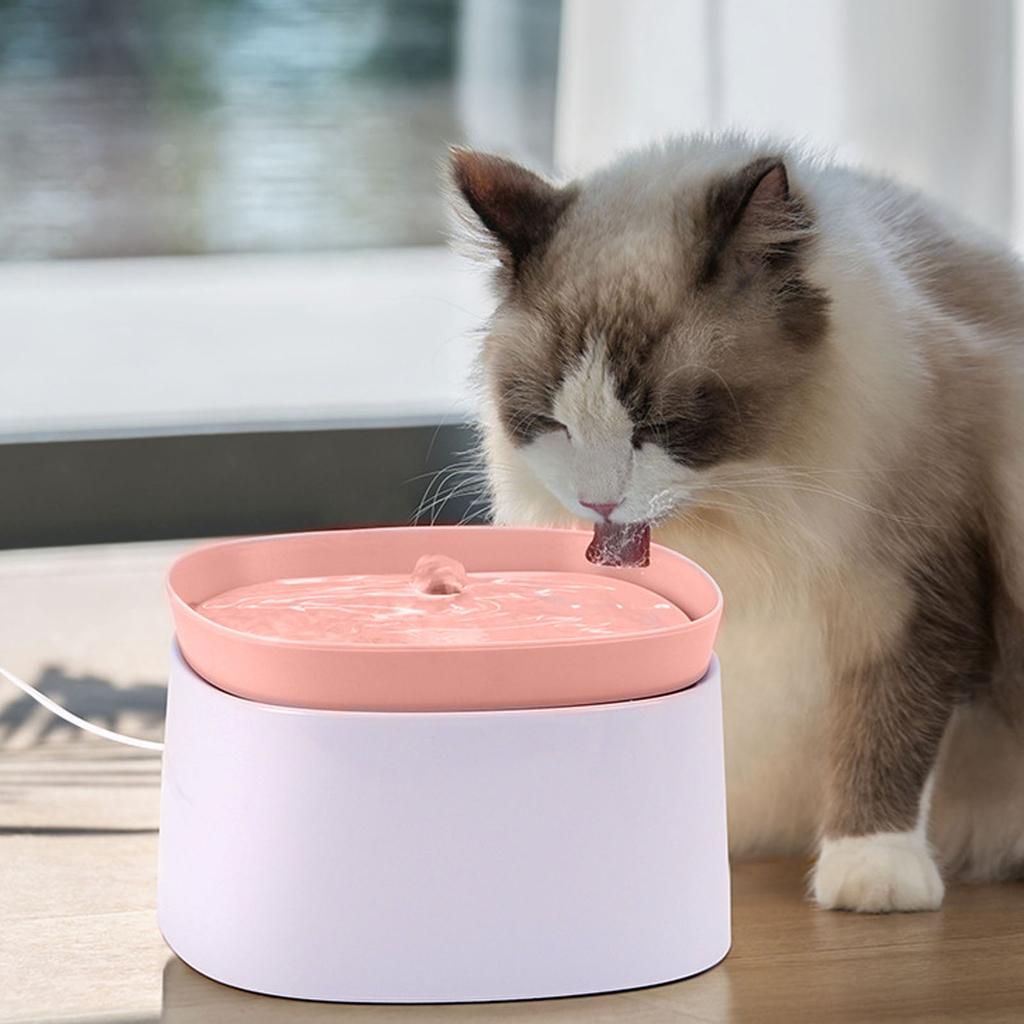 Cat Water Fountain Automatic Water Flowing Quiet Large Capacity Easy To Clean Pet Water Dispenser
