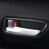 Carbon Fiber Inner Car Door Handle Bowl Cover Trim For Toyota Corolla -2025
