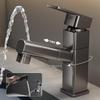 TLXT Wall-Mounted Pull-Out Rotatable Bathroom Faucet