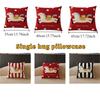 Cartoon Zodiac Horse Pillowcase Soft Festive Square Pillowslip Comfortable Washable Sofa Cushion Cover New Year Decorations