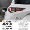 1 ks 3D ABS CX-4 CX-5 Auto Znak s Písmeny Logo Dekorativní Samolepka na Kufr Pro 3 6 2 Axela CX30 CX7 Atenza Demio CX3 CX9 Příslušenství