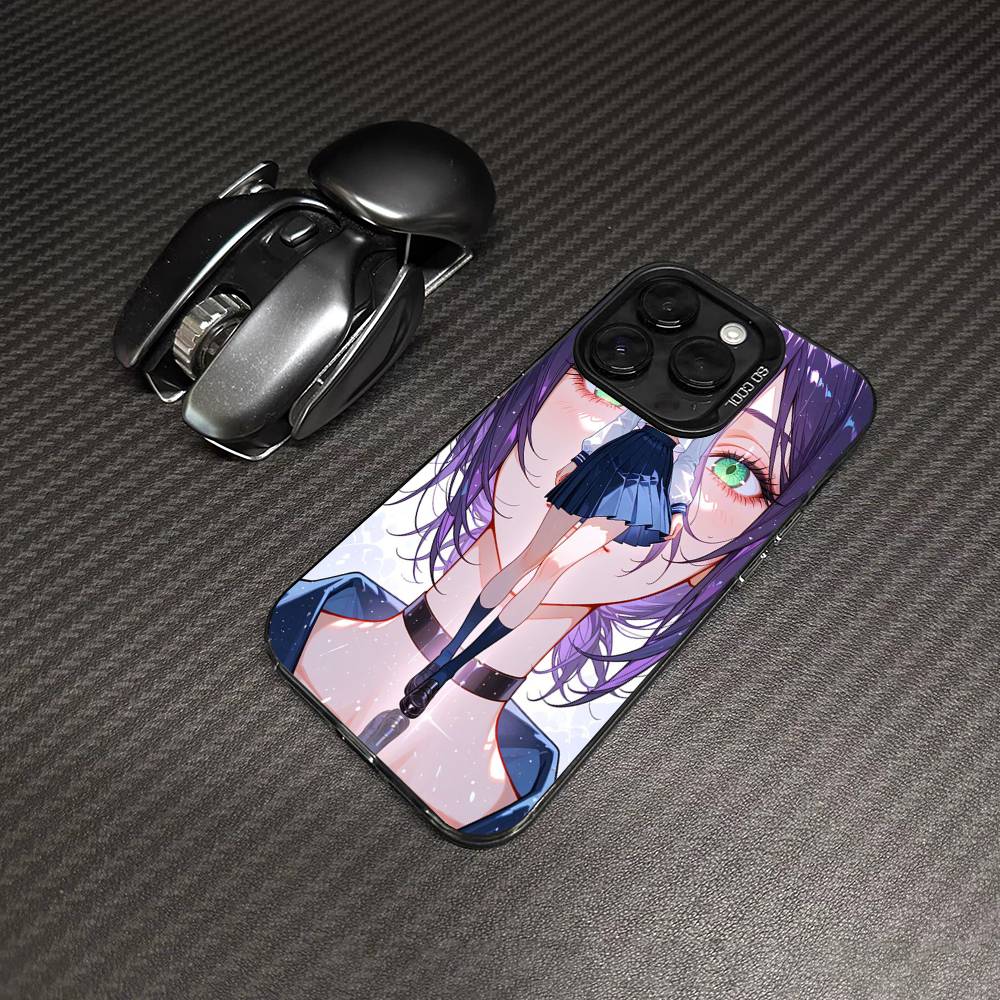 Chainsaw Man The Movie Reze Arc Phone Case Color Silver Shell For lPhone 17 16 16e 15 14 13 12 11 Pro Max Plus