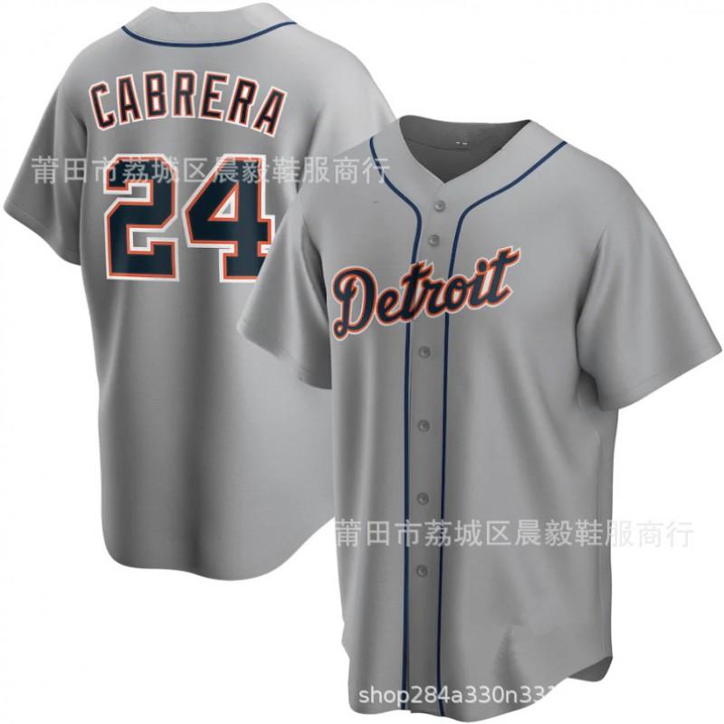 Unisex Detroit Tigers MLB Baseball Jersey Fan Apparel Cotton Blend Team Shirt Men Women Fall Winter