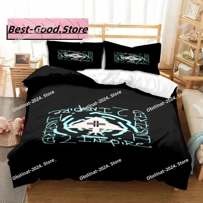 3D Clothing Brand LRG Logo Bedding Set Printed Bed Set With Pillowcase Bed Duvet Cover Soft Single Double Queen Super King Size