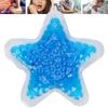Gel Beads Ice Pack Reusable Star Shaped Pain Relief Heating Cooling Pad for Home Beauty Salon