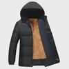 Men's Winter Cotton-Padded Jackets & Coats: Plush, Thickened, Ideal for Middle-Aged & Elderly Dads.