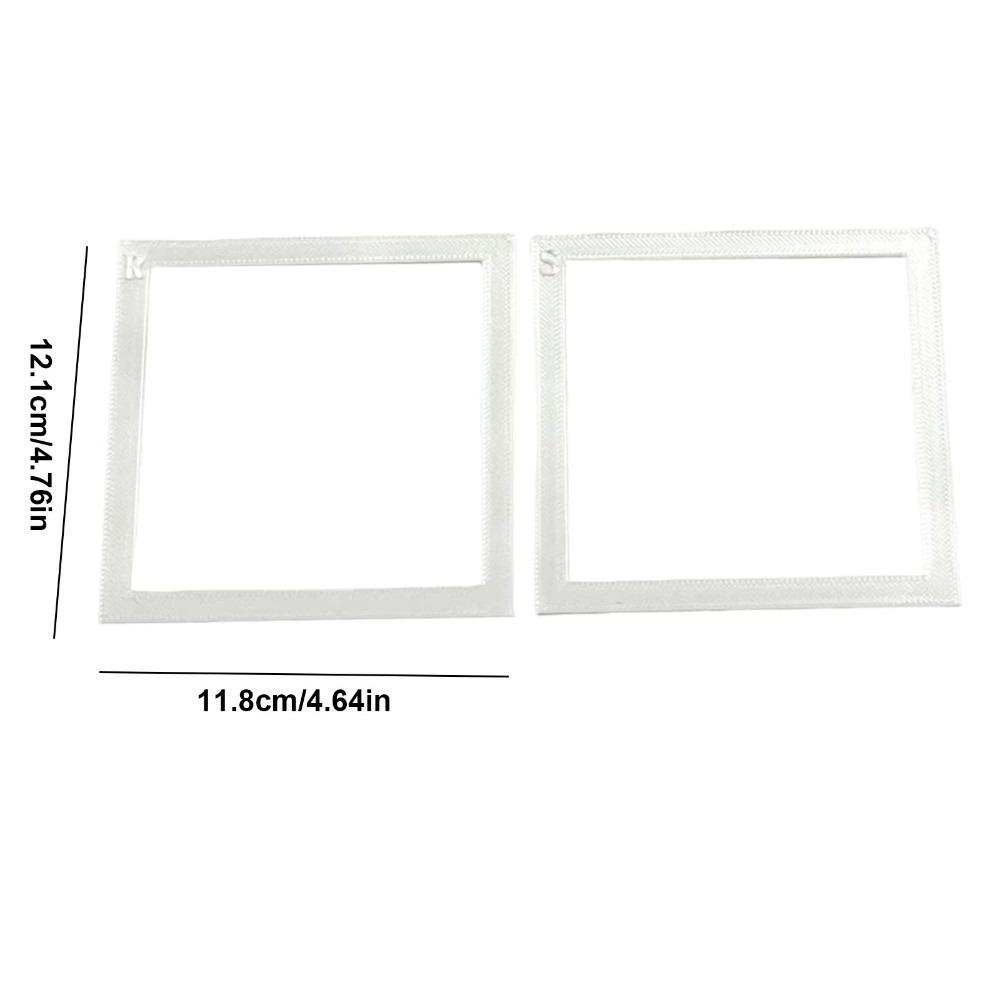 2Pcs DIY Grid Alignment Frames Multi-Specification Diamond Painting Guide Tool