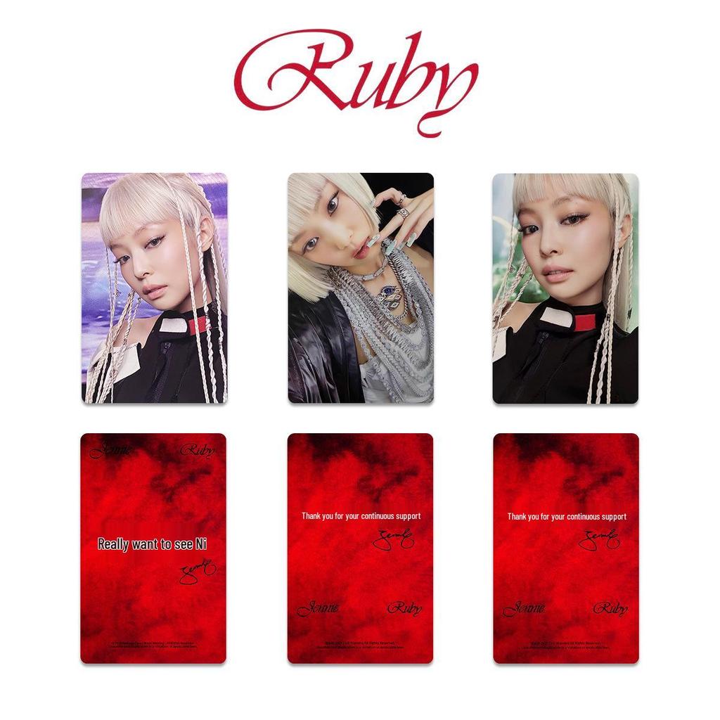 Jennie Kim RUBY Album Special Lucky Card