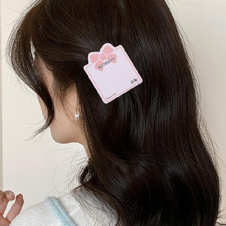 100Pcs Multipurpose Hairpin Display Cards Hairpins Holder Paper Cards for Hair Accessories Small Ornaments Organization