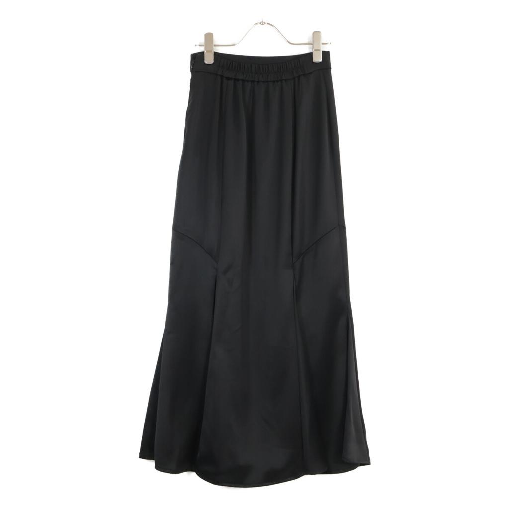 Anuans 1524121043-0 Black Maxim Satin Skirt Skirt S blackUsed