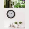62KD 12inch Retro Wall Clock Thermometer Hanging Time Clock Decorative Crafts