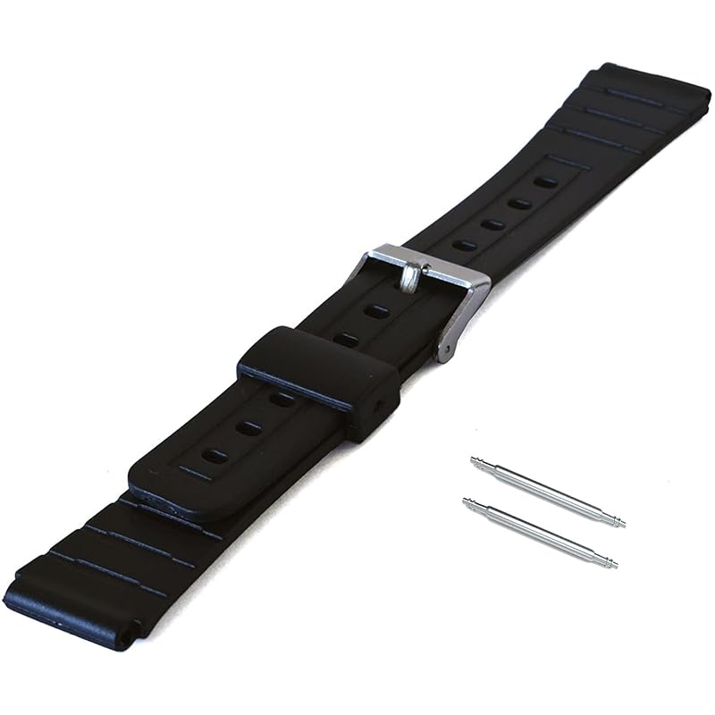 

[MOPCONY] watch belt 18mm rubber belt band With spring bar