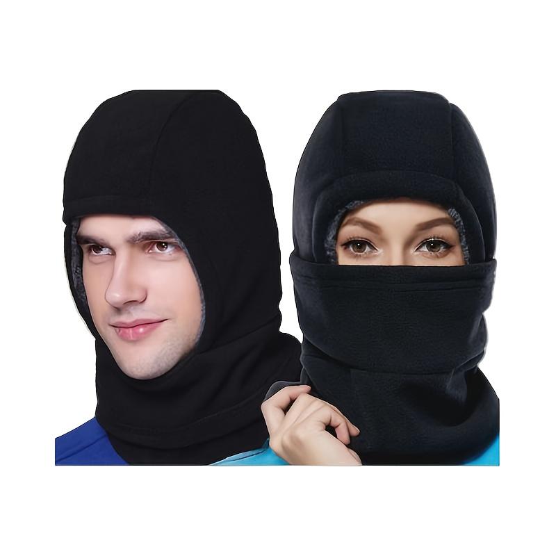 Cycling Windproof Face Mask, Autumn and Winter Hat, Scarf with Fleece for Cold Protection and Warmth, Electric Bike Hood