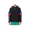 adidas Originals Men's Black Color-Block Sleeve Hoodie ED7173